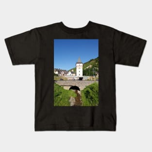 Old town, Bacharach, Middle Rhine, Rhine Kids T-Shirt